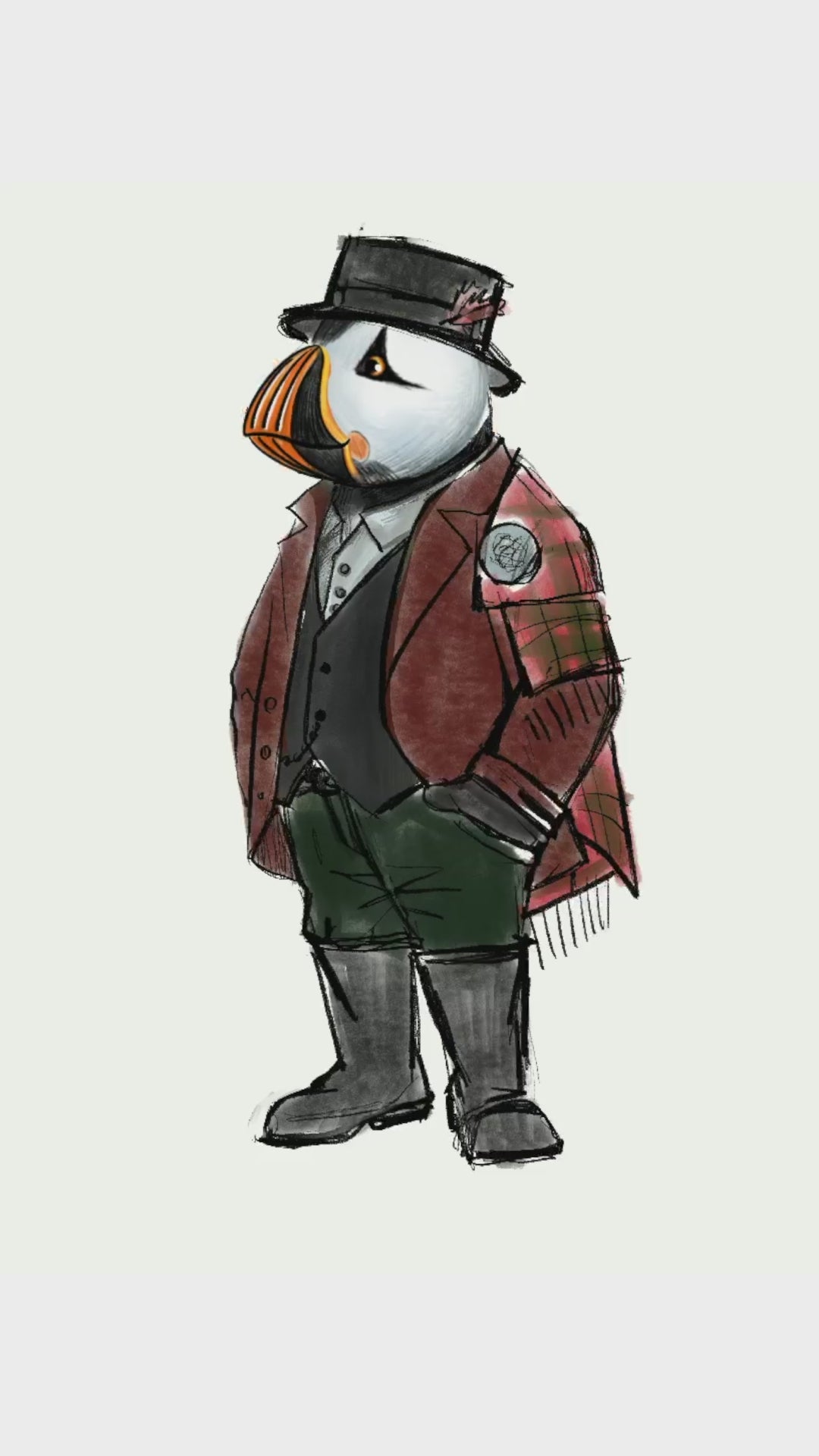 Captain Puffin Welsh Heritage Sweatshirt