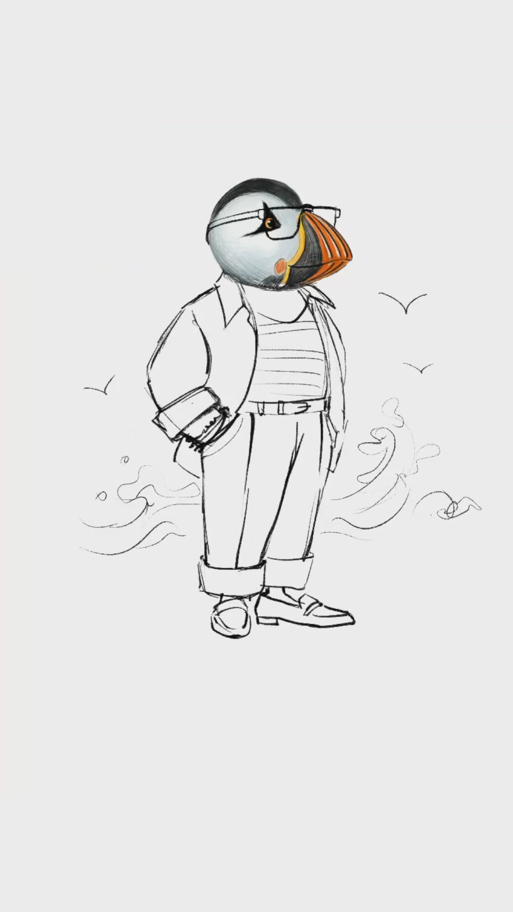Captain Puffin Coastal Wanderer Sweatshirt