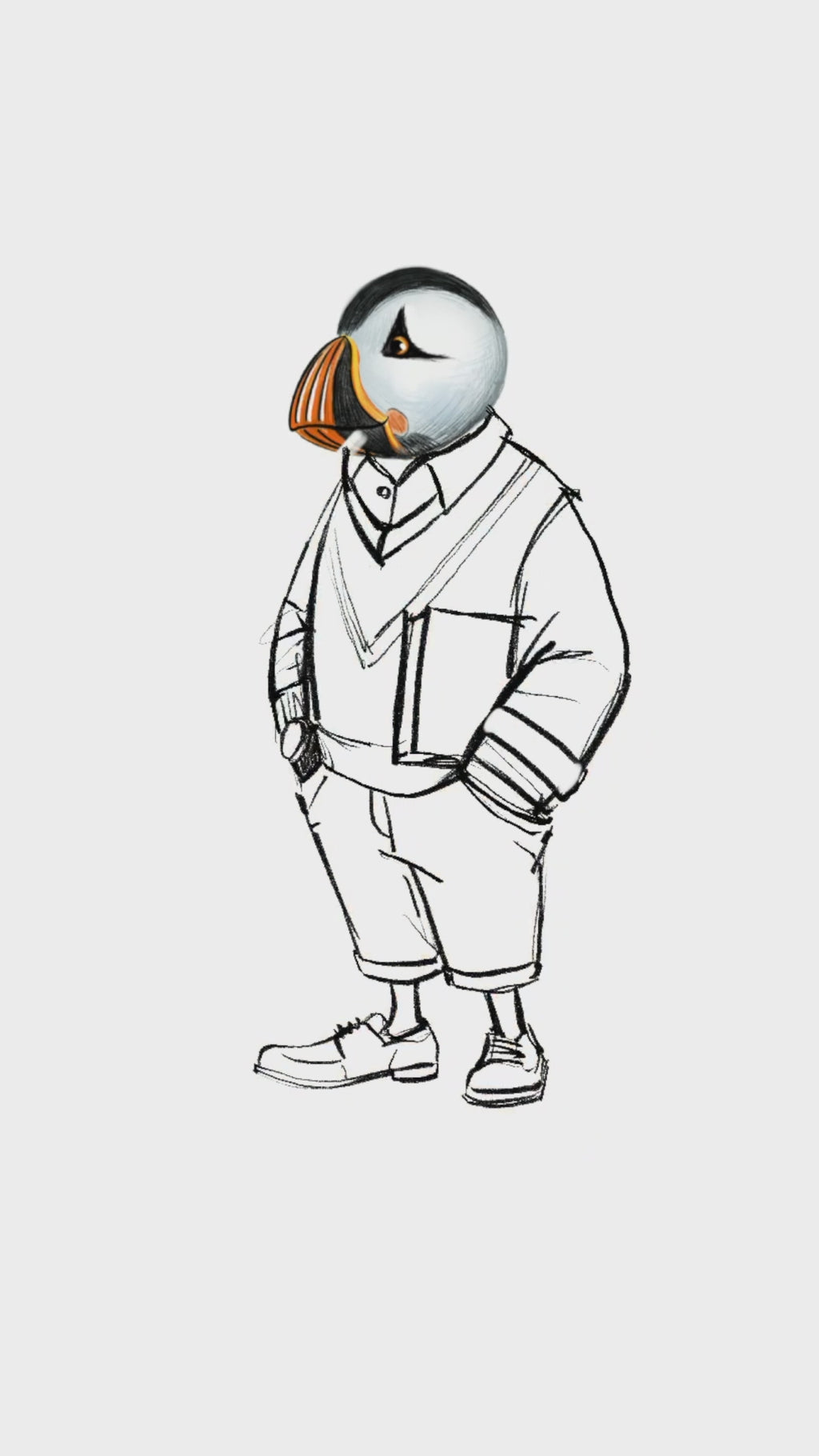 Captain Puffin The Ivy League Sweatshirt