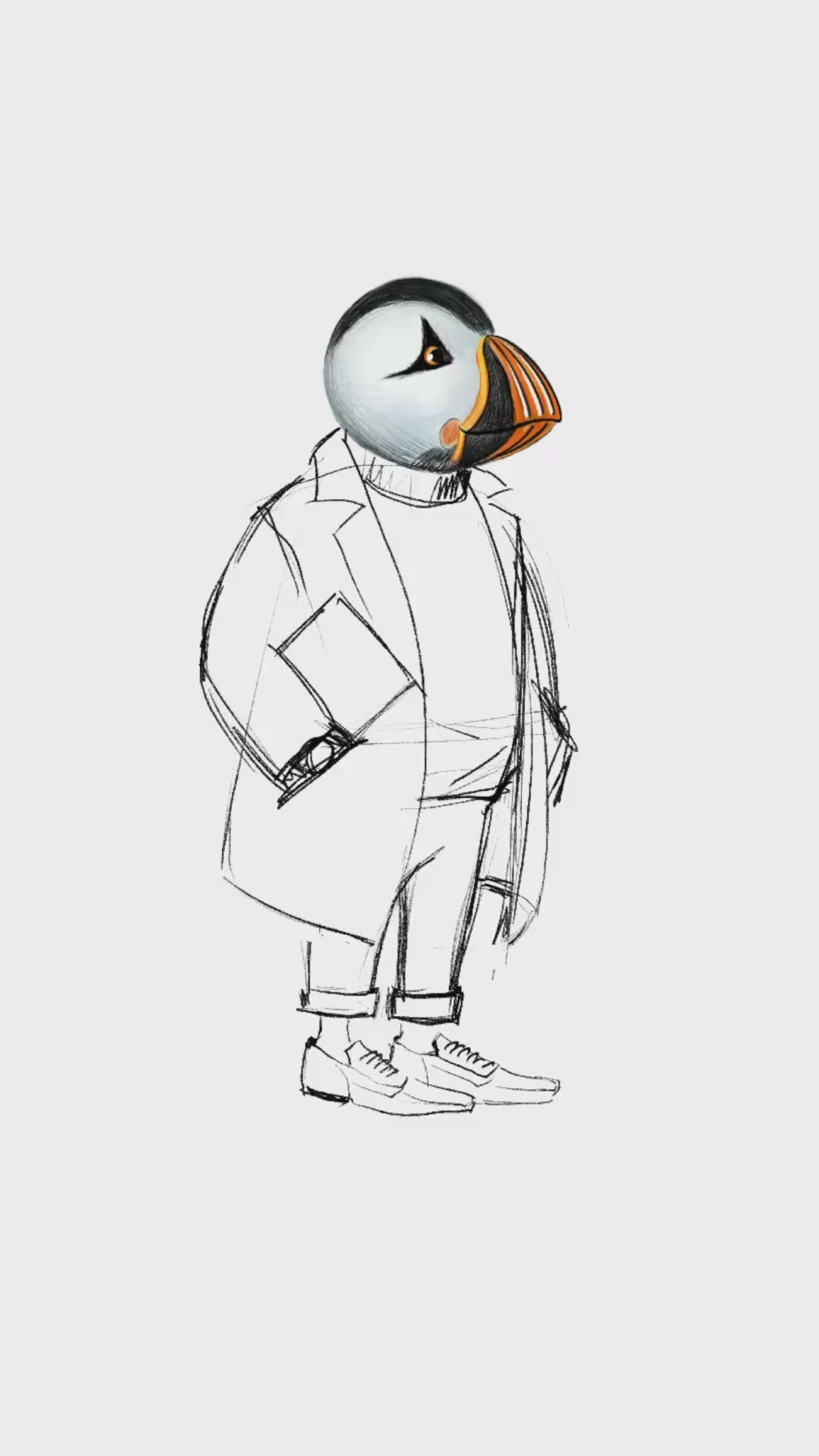 Captain Puffin The Curator T-Shirt