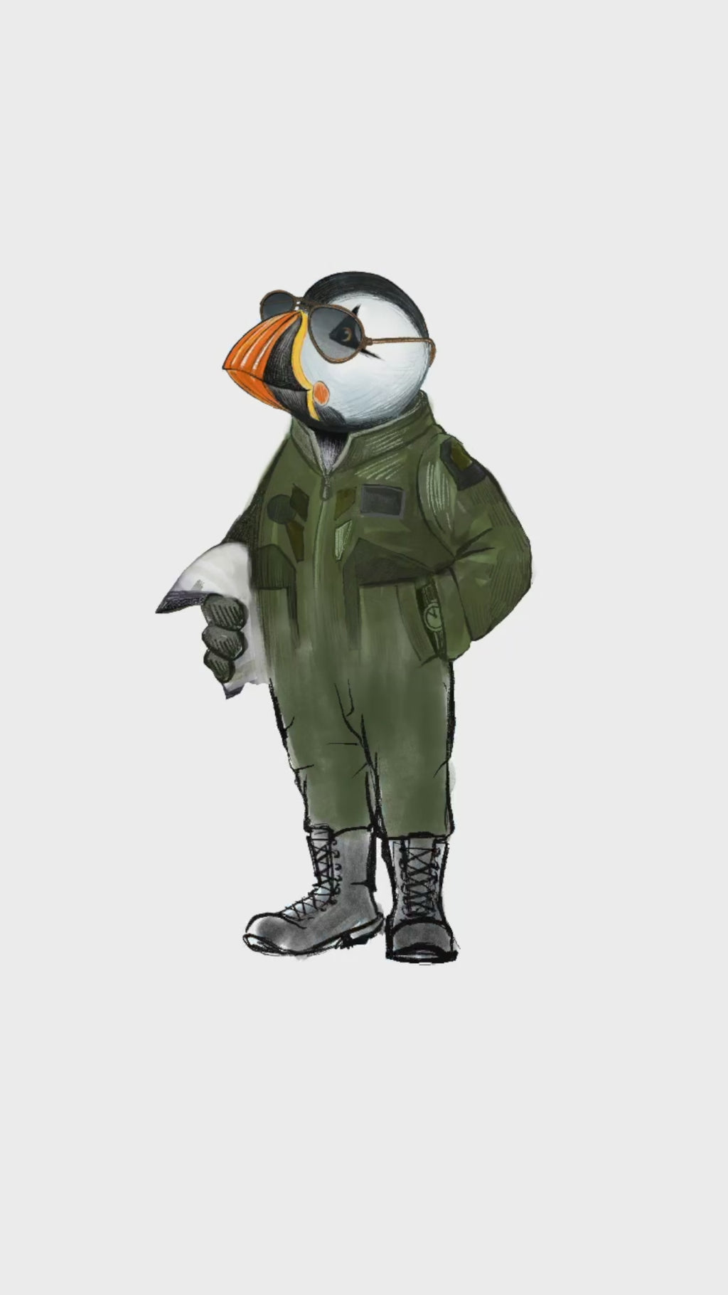 Captain Puffin Airborne Sweatshirt