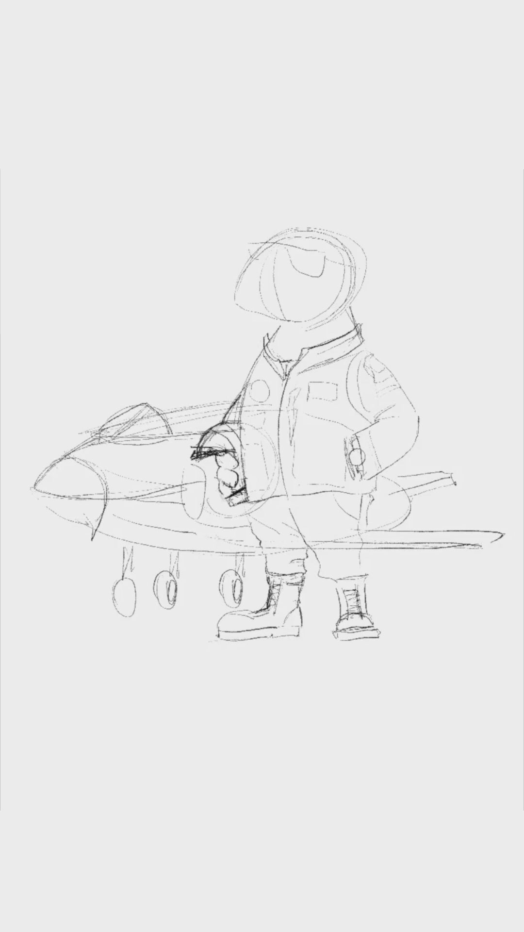Captain Puffin Jet Pilot Sweatshirt