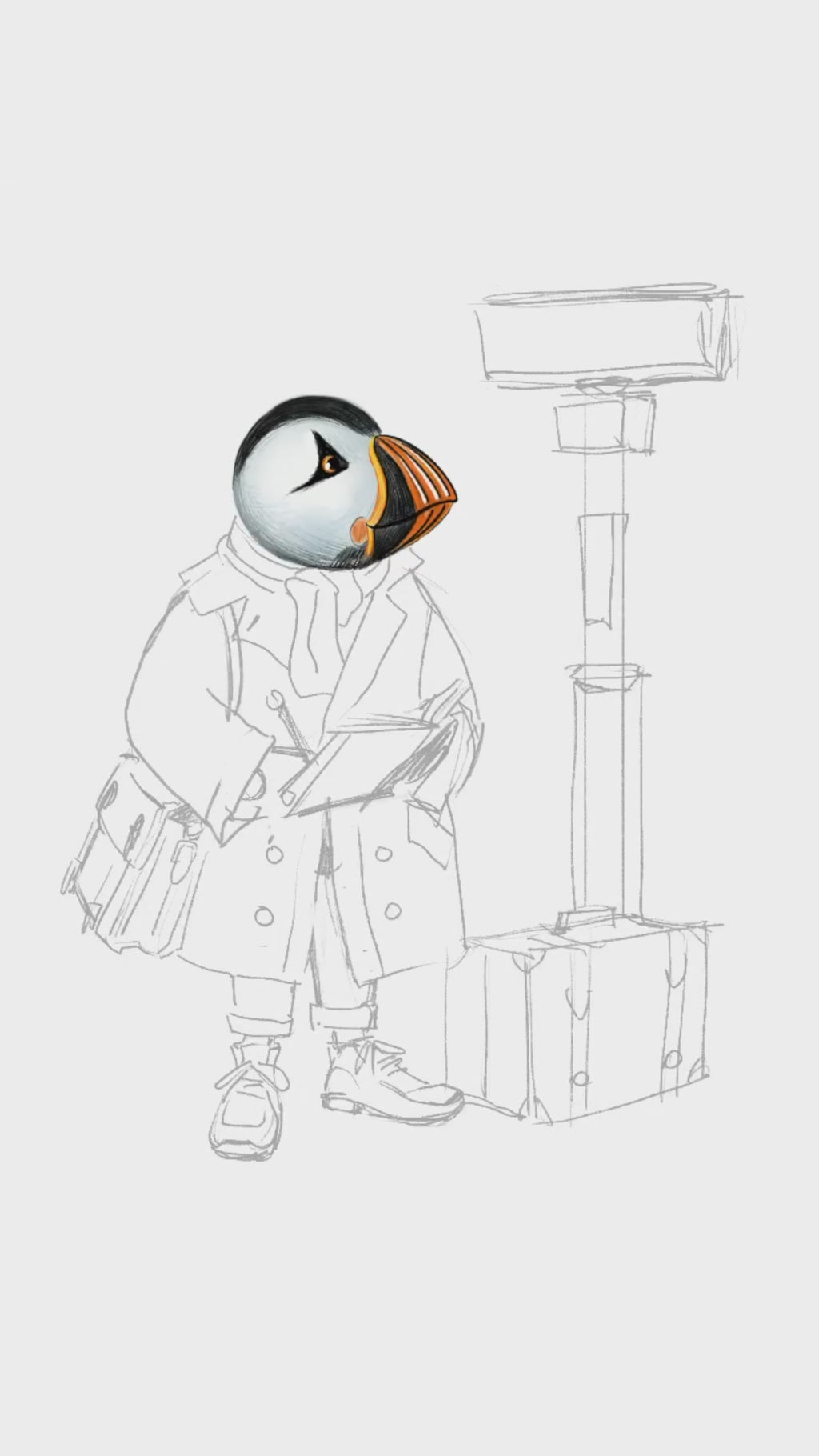 Captain Puffin The Storyteller Sweatshirt