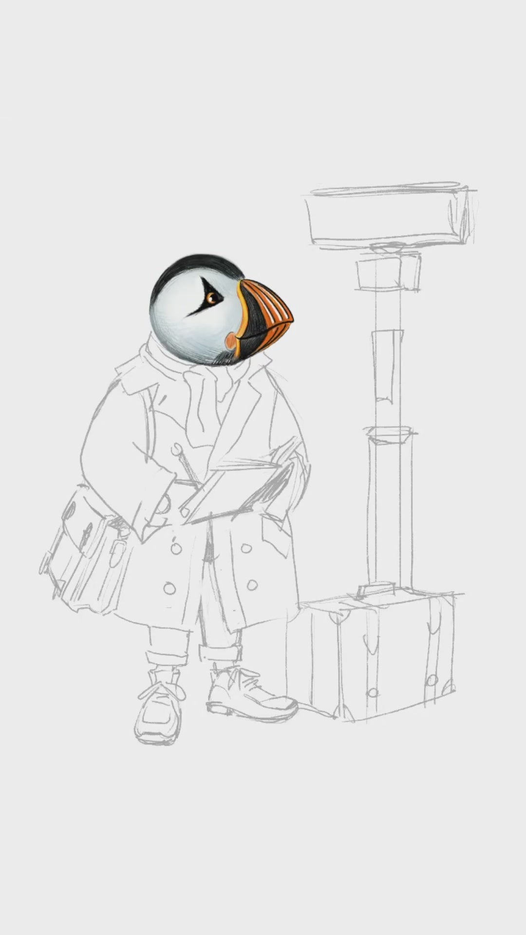 Captain Puffin The Storyteller Sweatshirt