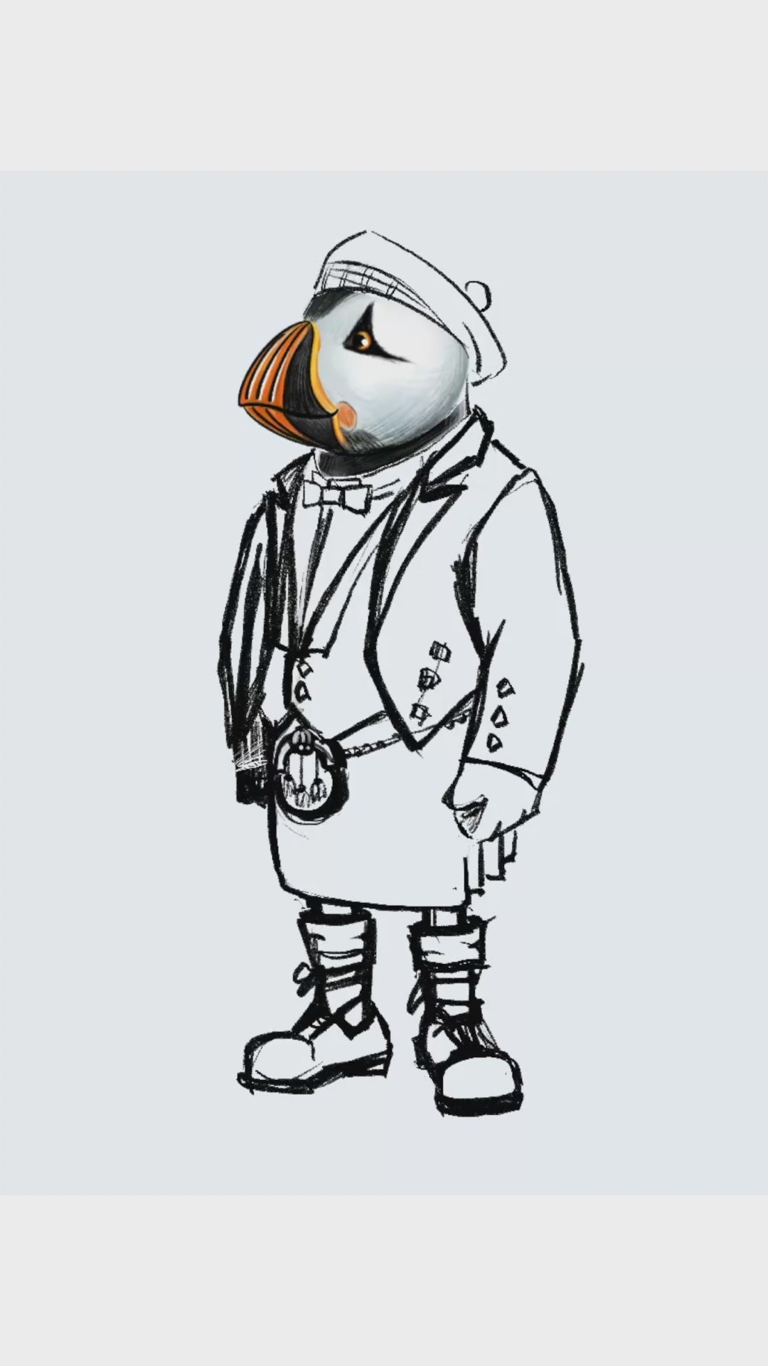 Captain Puffin Scottish Heritage T-Shirt