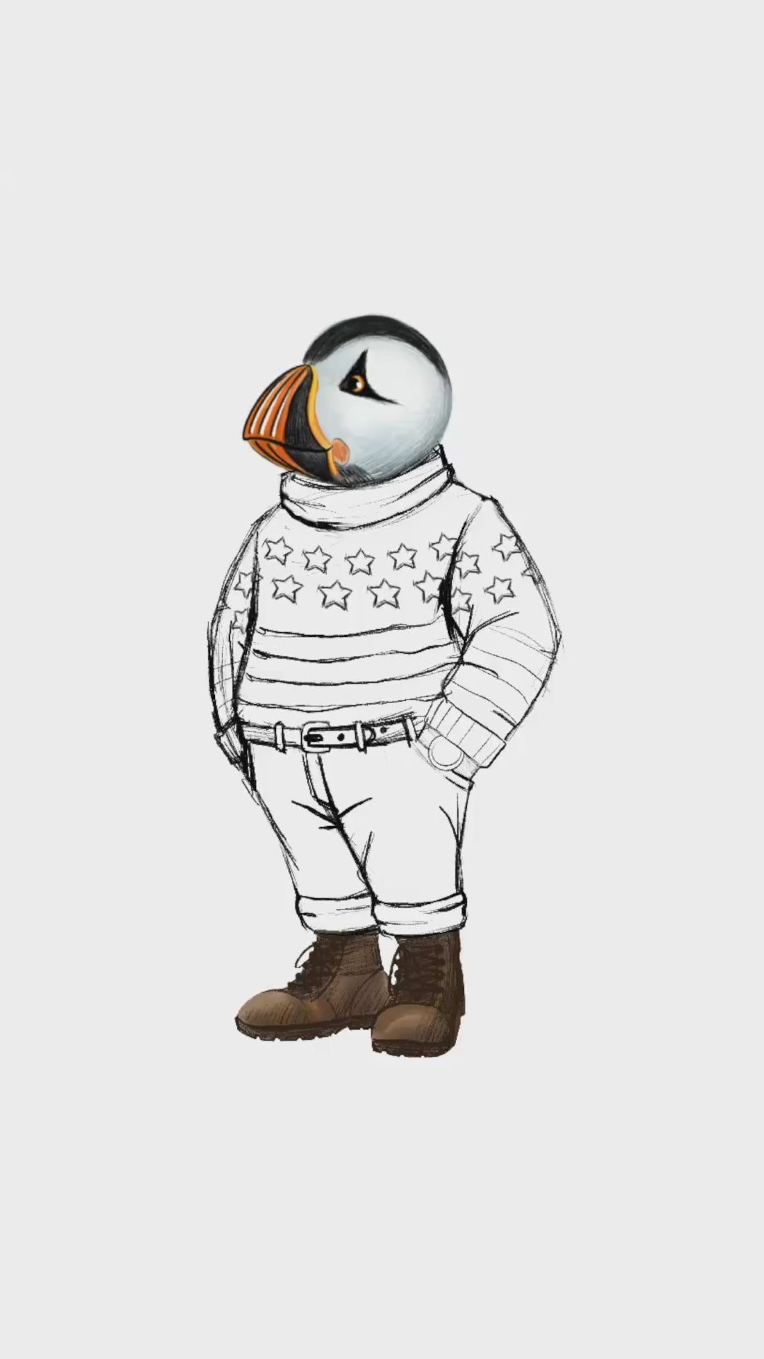 Captain Puffin USA Outfitter T-Shirt