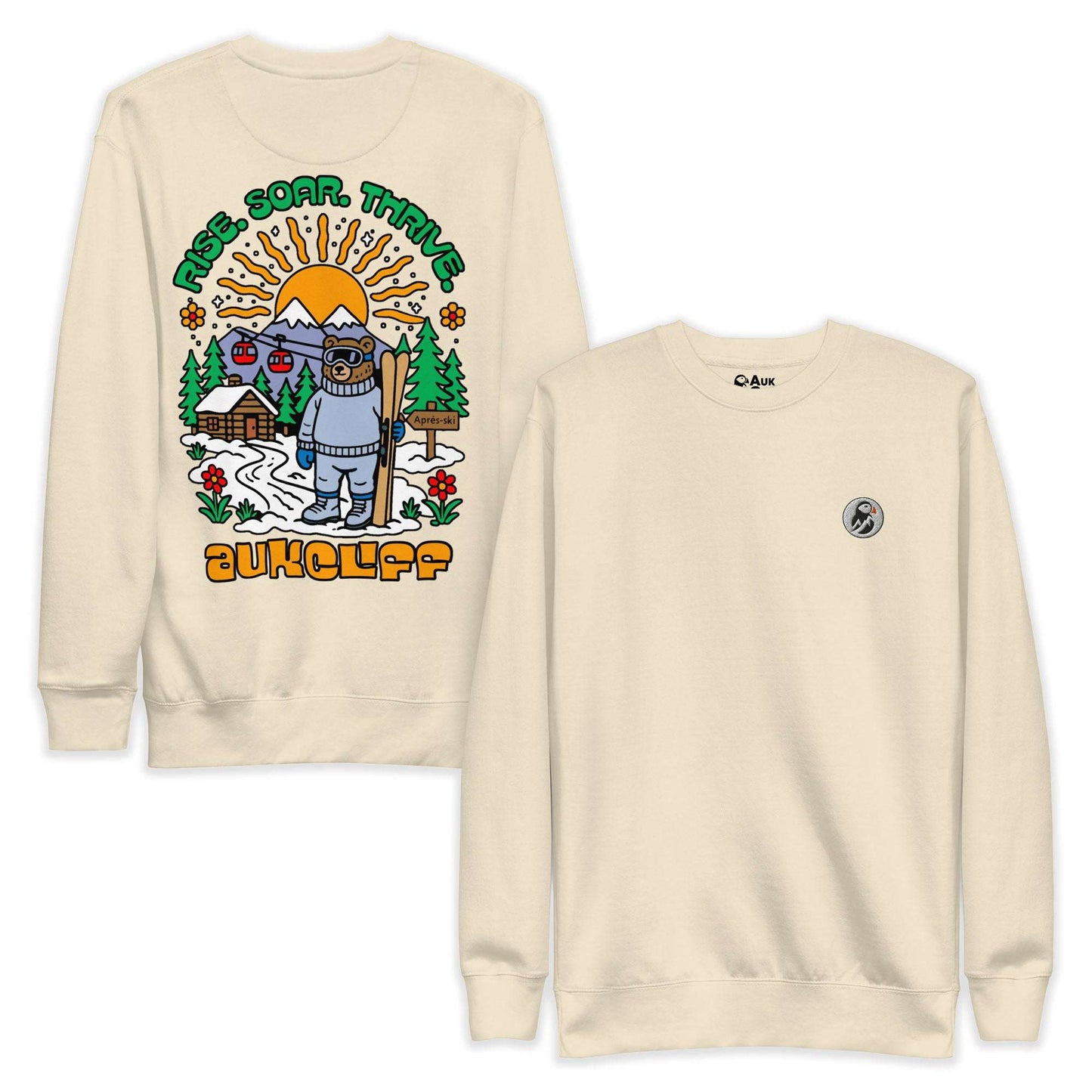 Retro Après Ski Bear Sweatshirt