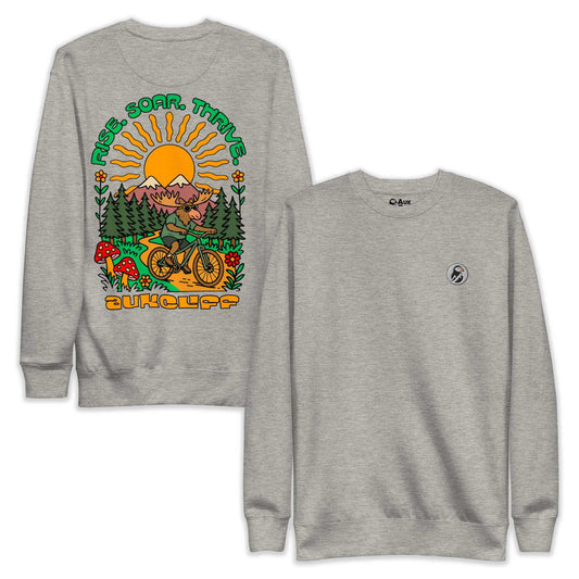 Retro Bike Moose Sweatshirt