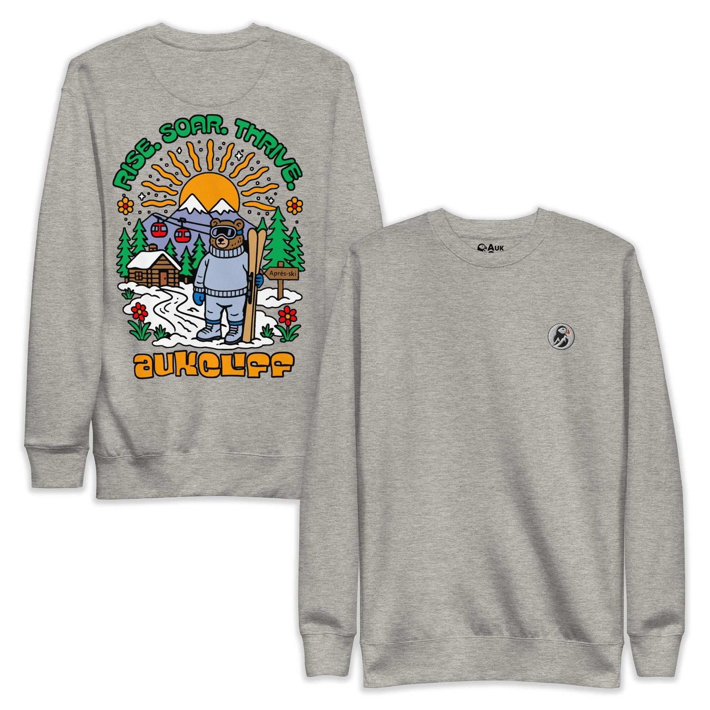 Retro Après Ski Bear Sweatshirt