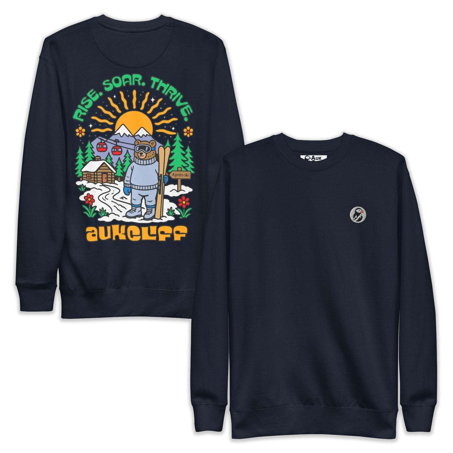 Retro Après Ski Bear Sweatshirt