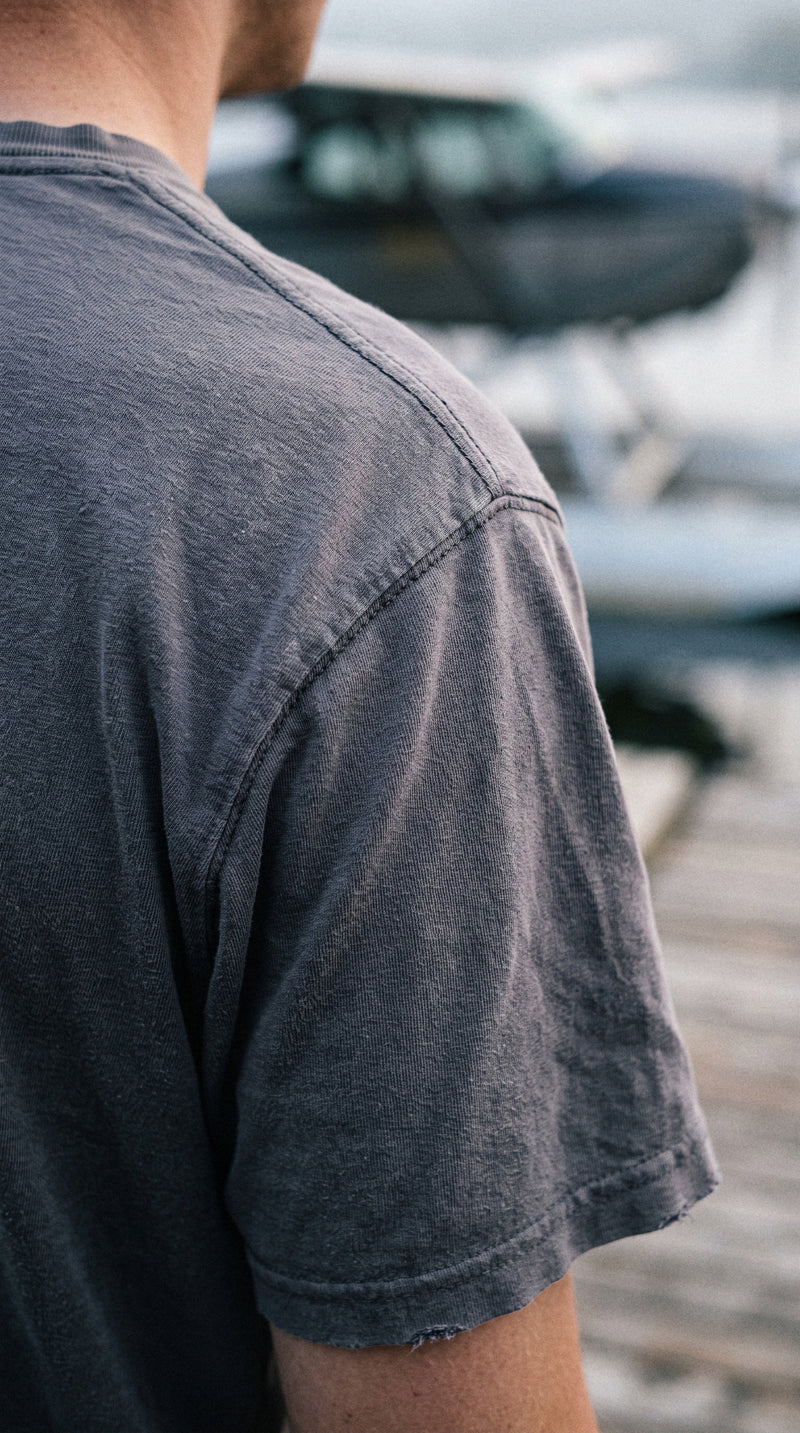 AukCliff t-shirts worn at a lake dock, photo 2
