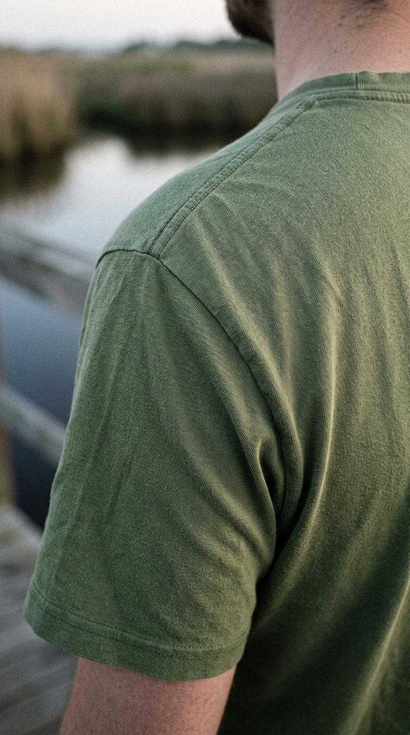 AukCliff t-shirts worn at an estuary boardwalk, photo 2