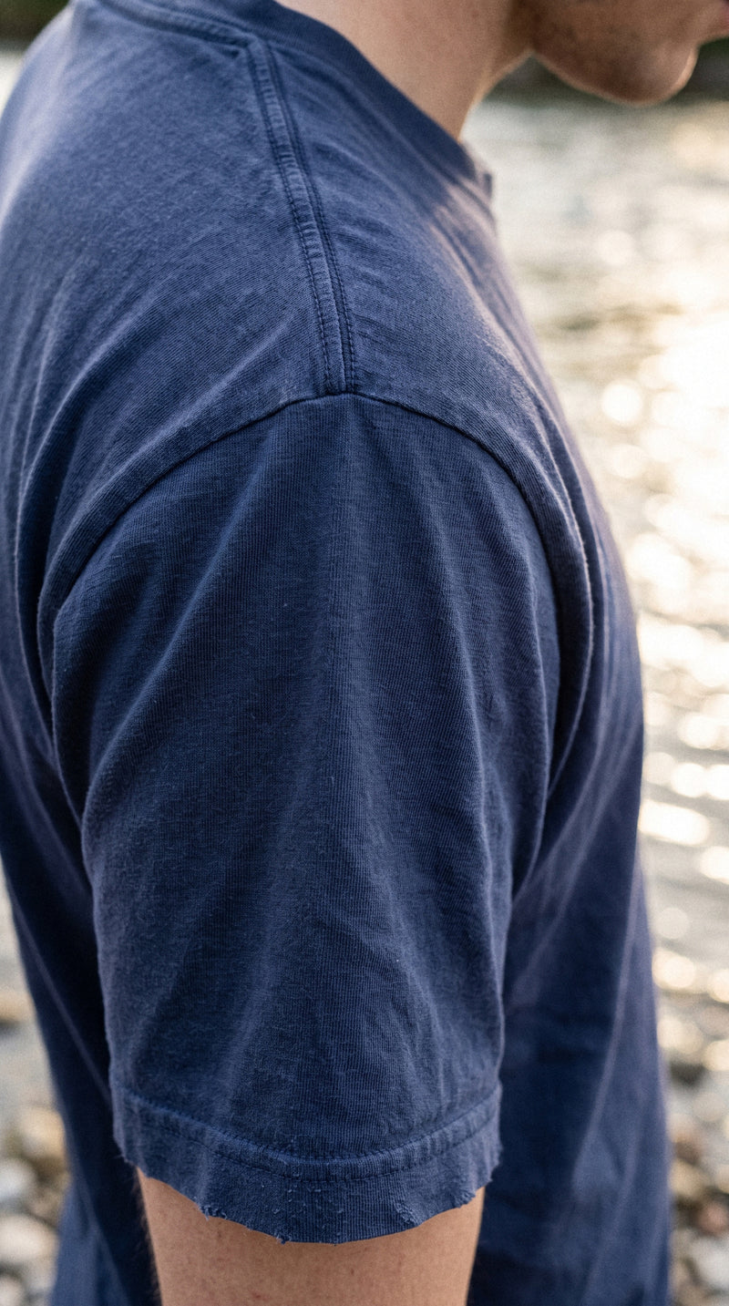 AukCliff t-shirts worn at a river bank, photo 2